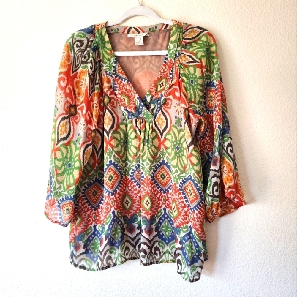 Sundance Silk Blouse M